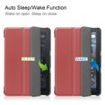 thumbnail image 2 of SaniMore for Fire HD8/HD8plus(12th generation 2022 Case, Auto Sleep/Wake Rugged PC Tri-Fold Kickstand [Support iPad 1st/3rd Pencil Charging]  Shockproof Protective Case for Women Men, Winered, 2 of 8