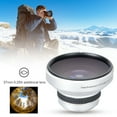 thumbnail image 4 of Fisheye Lens, Waterproof Silver Camera Mount 37mm 0.25X Fisheye Lens, Camera Fisheye Lens For Photographer Camera Accessories, 4 of 8