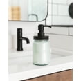 thumbnail image 6 of Jarmazing Products Vintage Blue Glass Mason Jar Soap and Lotion Dispenser - Two-Pack - Black, 6 of 6