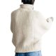 thumbnail image 4 of Suéter de mujer de gran tamaño, medio cuello alto, manga de murciélago, punto grueso, suelto, , cuello alto, sólido, informal, jersey, , XXXL Yinane suéter de mujer de gran tamaño, 4 of 6