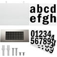 thumbnail image 3 of Outdoor Solar Address Plaque, Stainless Steel Illuminated House Number Signs with Dusk to Dawn Sensor for Easy Visibility, White, 3 of 5