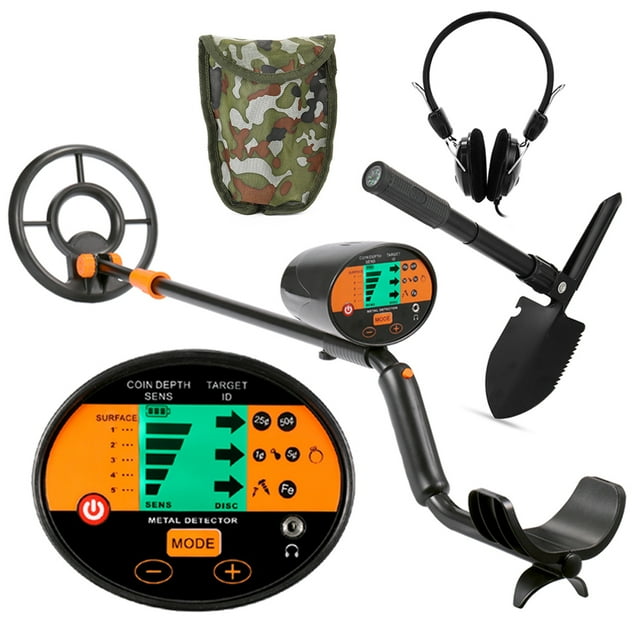Amdohai Multifunctional High Precisions Fine Performance Digital Display Underground Gold Silver Copper Diamond Detector Metal Search Instrument Kit with Headphone