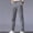 Dark Gray, variant on WIZUTIZ Men’s Summer Pants Drawstring Elastic Waist Straight Leg Casual Trousers with Pockets Solid Classic Lightweight Long Pants