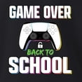 thumbnail image 6 of Wild Bobby Game Over Back to School | Funny Gamer Controller Video Games School Unisex Boys Girls Graphic Youth T-Shirt, 6 of 6