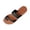 Black, variant on Sandals for Women Casual Summer Open Toe Toe Ring Flat Sandals Asymmetrical Cross Strap Slide Slippers Minimalist Travel Footwear