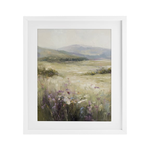 Stupell Industries Traditional Fields Of Serenity White Framed Print Under Glass, 17 x 21, by Svetlana Aleynikova