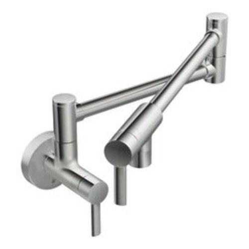 Moen S665SRS Pot Filler Wall Mounted Kitchen Faucet, Available in