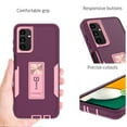 thumbnail image 3 of CoverON for SAMSUNG Galaxy A13 5G Case, Military Grade Heavy Duty Full Body Phone Kickstand Cover - Purple, 3 of 8