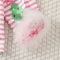 thumbnail image 6 of NIEWTR Christmas Pajamas Toddler Girl Christmas Tree Print 2 Piece Pajama Set Kids Satin Silk PJs Nightgown Outfit Sleepwear Sets (3-4 Years,Pink), 6 of 9