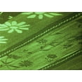 thumbnail image 1 of Ahgly Company Machine Washable Indoor Rectangle Transitional Pea Green Area Rugs, 4' x 6', 1 of 7
