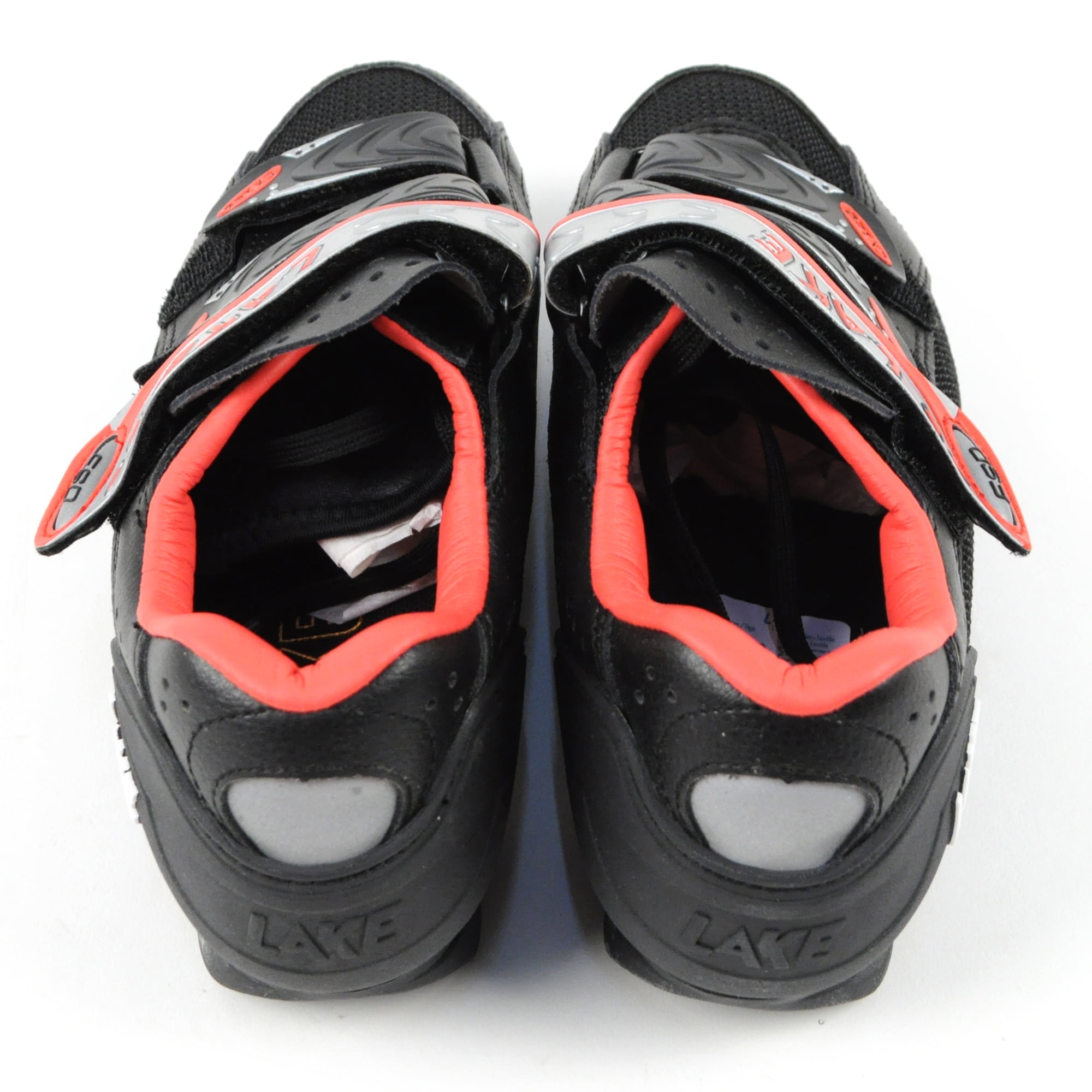 Lake CX 120 Black/Red MTB Cycling Shoes Size 39 