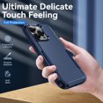 thumbnail image 5 of Entronix Heavy Duty Case designed for Apple iPhone 16 Pro, Protection Shockproof Dropproof Dustproof Anti-Scratch Phone Case Cover for Apple iPhone 16 Pro Heavy Duty Case, Navy, 5 of 6