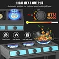 Propane Gas Stove40000BTU Portable Gas Stove, with Removable Leg,Auto