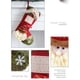 thumbnail image 4 of Bewildely Calcetín navideño de fieltro, portátil, reutilizable, lavable, para niños, regalo de oficina temático de Navidad, bolsa de dulces, Kits de decoración para fiestas Papá Noel Bewildely HA068159-01, 4 of 6