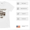 thumbnail image 6 of Ford Bronco Wild and Untamed Since 1966 V-Neck T-shirt Vintage Off-Road 4x4 Adventure Retro Truck Licensed Tee, 6 of 7