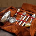 thumbnail image 4 of Bar Bartender Carrying Bag Creative Bartender Canvas Toolkit Pack Bar Tools Cocktail Shaker Set Storage Bag Only, 4 of 5