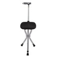 thumbnail image 4 of Crutch Chair,Cane Stool Foldable Prevent Walking Cane Stool Folding Crutch Stool Masterfully Created, 4 of 12