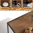 thumbnail image 4 of Homylin Mesa de comedor, 120cm * 75cm * 75cm Para 4, Estilo Retro Diseño Minimalista Industrial para Comedores Cocina Condominios Fiesta Cafe, 4 of 6