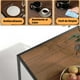 thumbnail image 4 of Homylin Mesa de comedor, 120cm * 75cm * 75cm Para 4, Estilo Retro Diseño Minimalista Industrial para Comedores Cocina Condominios Fiesta Cafe, 4 of 6