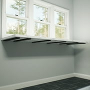 The Original Granite Bracket Side Wall Hidden Countertop Support Bracket, 20 Inch, Right