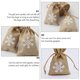 thumbnail image 4 of EeaseMX 20 bolsas creativas con cordón, duraderas, con elementos navideños, para dulces y regalos, 4 of 8