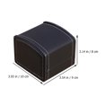 thumbnail image 2 of WEUVEB 3Pcs Black PU Watch Display Box for Home Use and Portable Travel Storage, 2 of 8