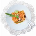 thumbnail image 4 of lacemats Set of 4 Sweet Acacia Elegant Tablemats Flower Round Vinyl Place Mats Table Setting Kitchen Table Mats for Dining, 4 of 4