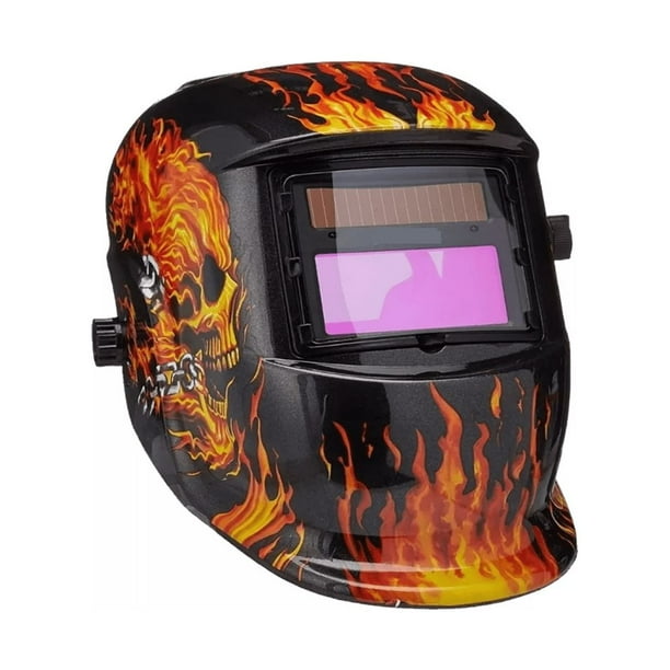 Careta De Soldar Uso Industrial Soldadura Electrónica Diseño Flaming