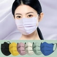 thumbnail image 3 of 10pcs Butterfly Face Mask Korea Face Mask V-Shaped 3d Lightweight Comfortable Masks Individual Packing SunProtection 2025, 3 of 8