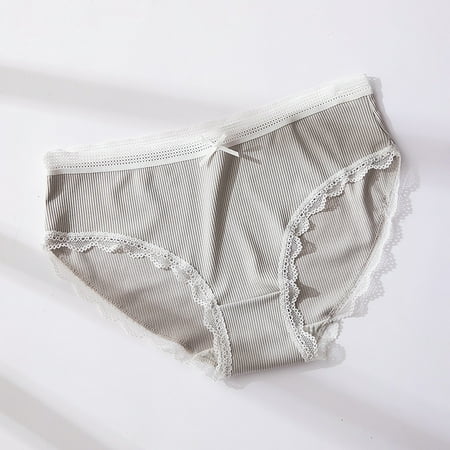 Women Lace Edge Panties Underwear Soft Briefs Underpants Ultra-Thin ...