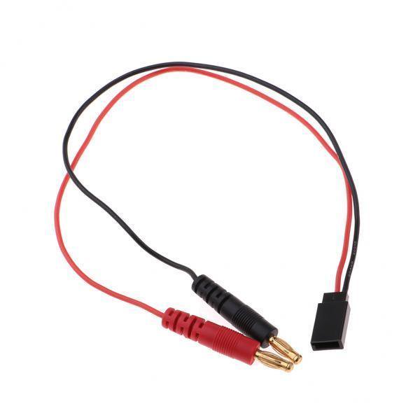 2 Conectores de Cable Hembra a Conector Banana de 4,0 Mm 20 AWG para Batería RC Lipo , 3 piezas