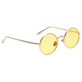 thumbnail image 1 of 1x Gaf Sol para Pesca, Decoración de Viaje, Forma Redonda, Estilo Retro, Personalidad Clásica, Masculinas Y Femeninas Amarillo Soledad Gafas de sol de las mujeres de la manera, 1 of 6