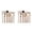 Khaki 2PCS, variant on 8Pcs Mini Cosmetic Eyebrow Eyeshadow Brush Makeup Brush Sets Kits Tools