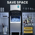 thumbnail image 4 of Coolake 22" 450lbs Commercial Cube Ice Maker, 360lbs Storage, Stainless Steel, Antiscaling Filter, 4 of 7