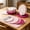 Multicolor Size B T2, variant on ZZkhGO 8-Piece Woven Cup Pad Set, Absorbent Drink Coasters for Hot Cold Beverages, 210°F Heat Proof 4.72-Inch Diameter Cup Pad for Tabletops Coffee Tables