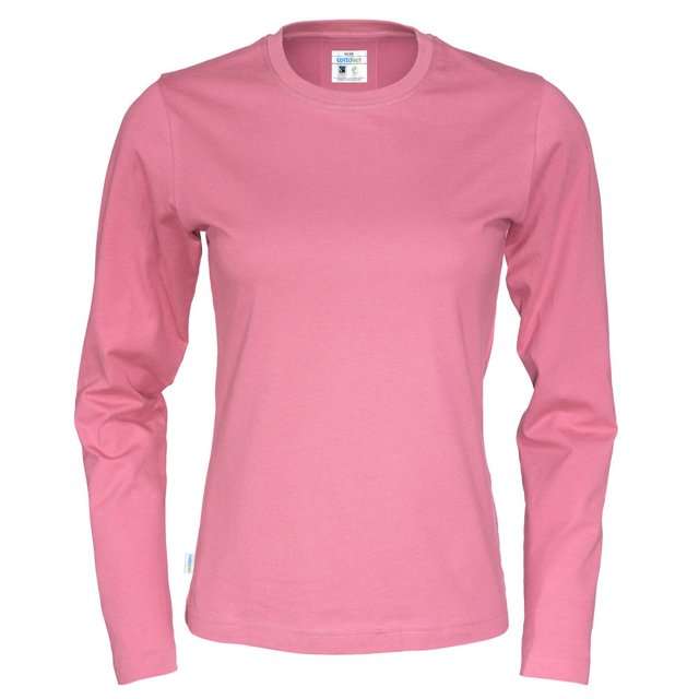 Cottover - Camiseta de Manga Larga para Mujer (Rosa)