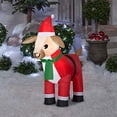 thumbnail image 2 of Airblown Inflatables G08 115819X Chèvre en Costume de Père Noël&44; Rouge - 4 x 3 x 2 Pi., 2 of 2