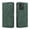 Green, variant on Flip Case For FLOODKING Motorola Edge 40 5G Card Slots and Kickstand Function Skin Feel Leather