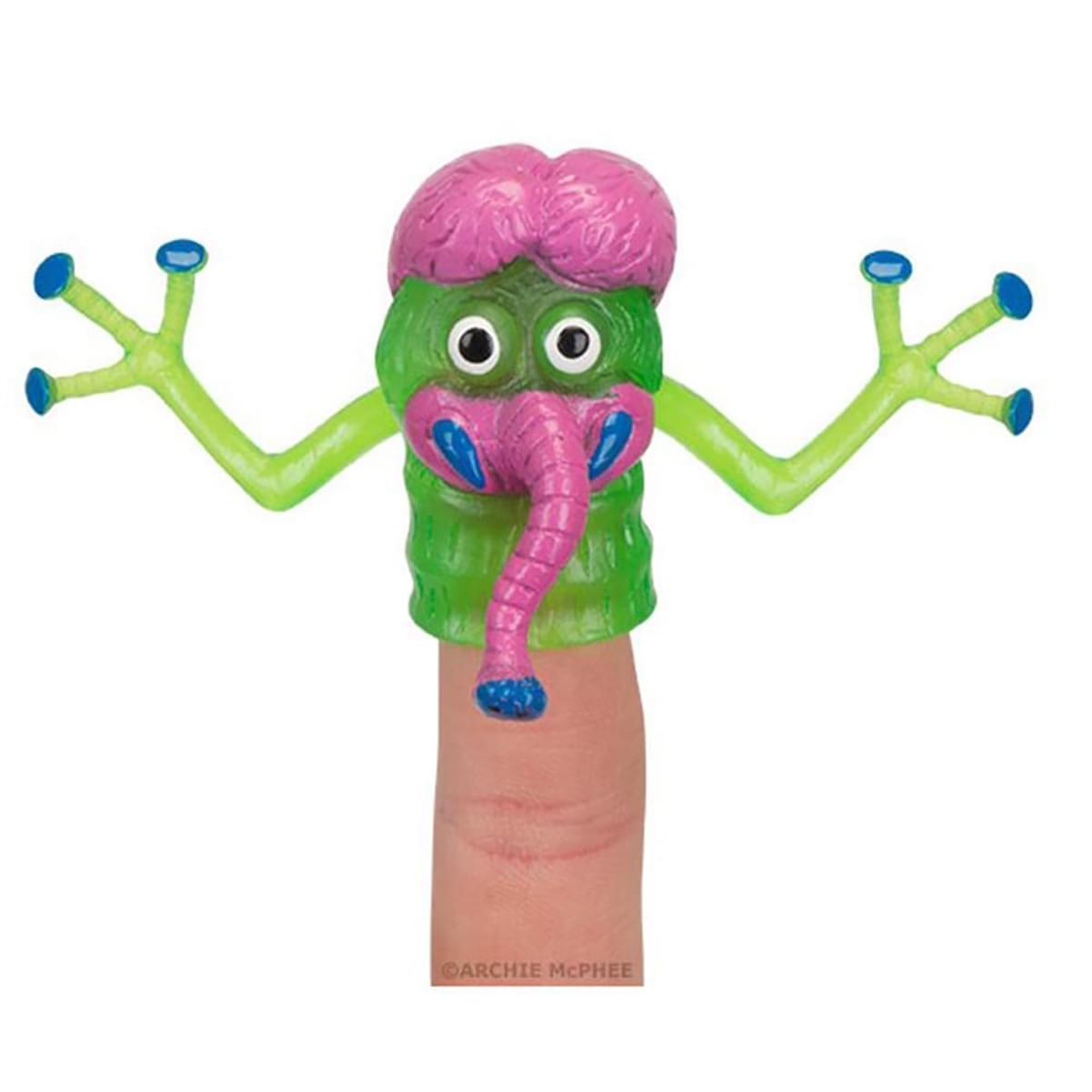 plastic monster finger puppets