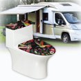 thumbnail image 5 of HELLHERO Birds and Flowers Toilet Protector Cover Universal 2 Pcs Set Non-Slip Machine Washable for Bathroom Home, 5 of 7