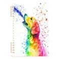 thumbnail image 2 of Notebook 8.3x5.7x0.4 Inch One Sizex1 Journey Note Diary Hardcover Notebook 60 Pages,80g Paper Writing Smooth and Not Easy to Break Rainbow Beautiful Puppy, 2 of 8
