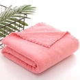 thumbnail image 1 of Nvzi Toalla de baño de lujo, toalla de algodón ultrasuave, toalla altamente absorbente, incluye 1 toalla de baño de 27,5 x 55 pulgadas, color rosa., 1 of 5