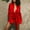 Red, variant on MTBLYS Dresses for Women Summer Solid Color Drop Shoulder Mini Dress Casual Slim Fit Long Sleeve Wrap Beach Dresses Women Summer Dresses