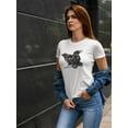 thumbnail image 2 of Cool Grunge Crows Sketch T-Shirt Women -Image by Shutterstock, Female Small, 2 of 4