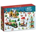 Christmas Advent Calendar Building Set 2024 Countdown Playset 24