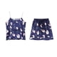 thumbnail image 5 of Conjunto completo de pijamas Qarigey azul para mujer pijama L, 5 of 6