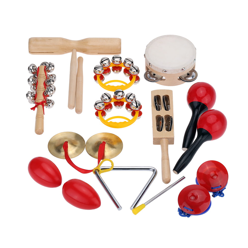 9 TYPE Percussion Set Kids Children Toddlers Music Instruments Toys Band Rhythm 