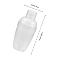 thumbnail image 2 of unbranded Vaso Mezclador De Plástico Transparente Con Escala Para Cócteles Y Bebidas, 2 of 8