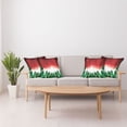 thumbnail image 4 of Ambesonne Christmas Throw Pillow Cover 4 Pack, Xmas Theme, 18", Red Green White, 4 of 5