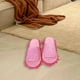 thumbnail image 2 of Pantuflas de limpieza con mopa Pantuflas de limpieza con punta abierta Sandalias de limpieza suaves y desmontables Rosa, 2 of 9